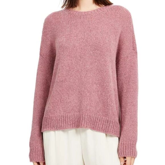Eileen Fisher Crewneck Sweater in Pink - NEW - Picture 1 of 11
